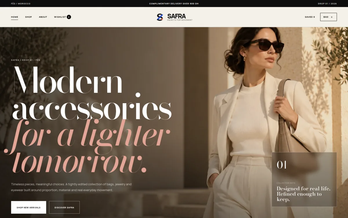 Aperçu de la boutique SAFRA